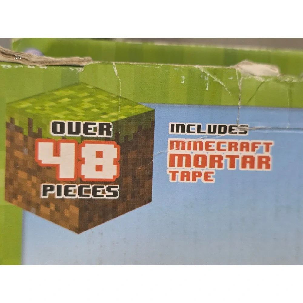 Minecraft Paper Craft Overworld Snow Biome 48+ Pcs Jazwares 16712 2014 New Box